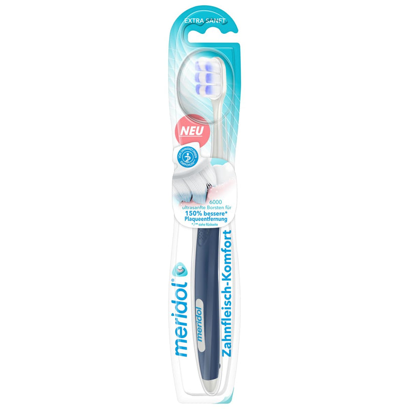 [Australia] - meridol gum comfort brush extra gentle | Deep cleaning of the spaces between teeth Flexible toothbrush neck to reduce pressure| scientifically proven 