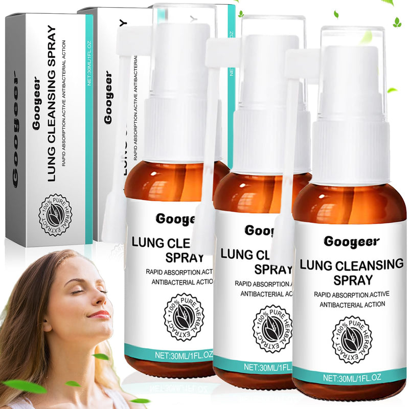 [Australia] - Herbal Lung Spray Pack of 3, Herbal Lung Cleansing and Repair Spray, Lung Cleansing Spray, Herbal Lung Cleansing Spray, Suitable for Daily Use Color 5 