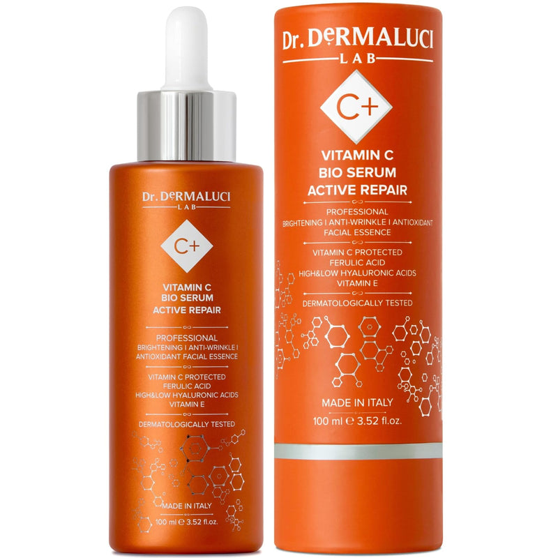 [Australia] - Vitamin C Serum Face 100ML ORGANIC Hyaluronic/Ferulic Acid | Brightening Turmeric Centella Asiatica | Brightening Moisturizing Smoothing | Anti-Aging Naturally | Men/Women | All skin types 