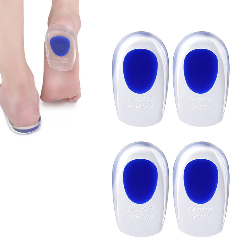 [Australia] - Neoreser Heel Spur Insoles, Gel Heel Cushion Heel Pads Silicone Gel Heel Cups Orthopedic Gel Cushion Insoles for Plantar Fasciitis Heel Spurs and Achilles Pain (39-45, 2 Pairs) Big 