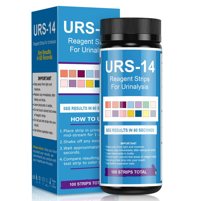 [Australia] - Pack of 100 urine test strips 14 parameters, urine test strips for urinalysis 