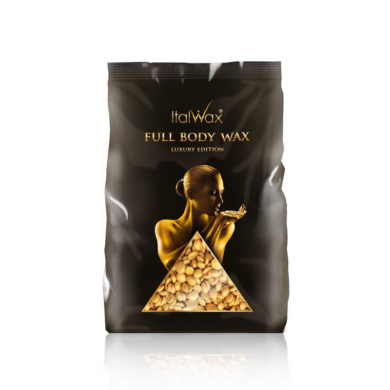 [Australia] - Italwax Luxury Full Body – 1Kg - Waxing beads for hair removal - Synthetic formulation ideal for sensitive skin - For the whole body 