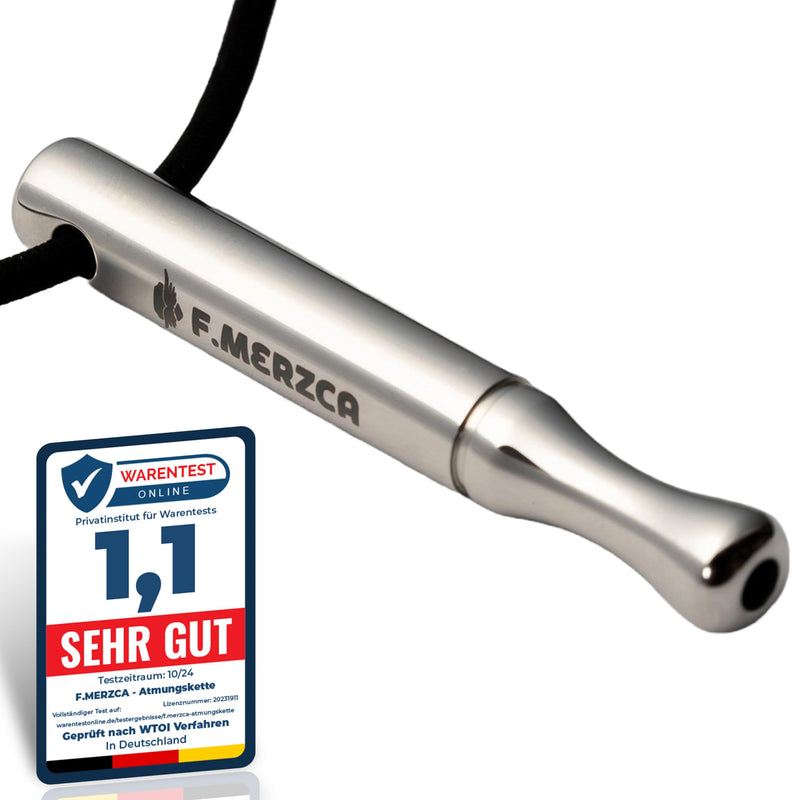 [Australia] - F.MERZCA® Premium smoking cessation aid chain - WITH MORE RESISTANCE for quitting smoking, smoking cessation, smoke-free aid, chain original anti-smoking support silver 