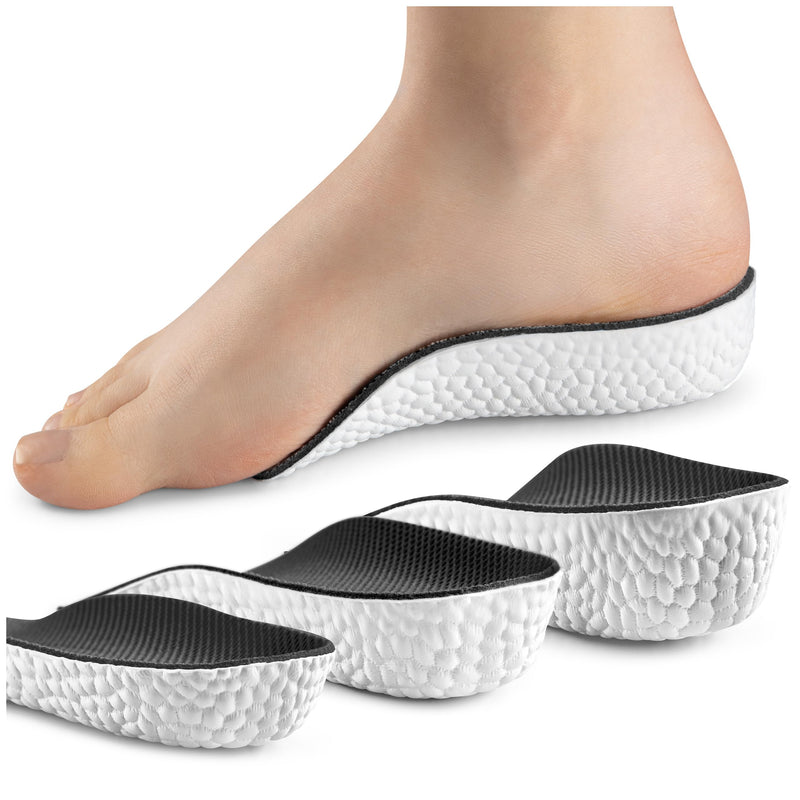 [Australia] - SULPO shoe insoles increase - height increase insoles - insoles for men's heel increase - increase heel cushion - height increase insoles - heel pads - heel wedge - anti-slip - 2cm 2 cm black 