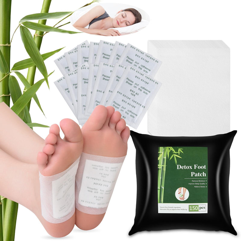 [Australia] - Pack of 100 Detox Foot Plasters Detoxification - Detoxification Plasters Feet for Stress Relief and Deep Sleep - Deep Cleansing Detox Foot Pads for Removing Body Toxins 100pcs one size 