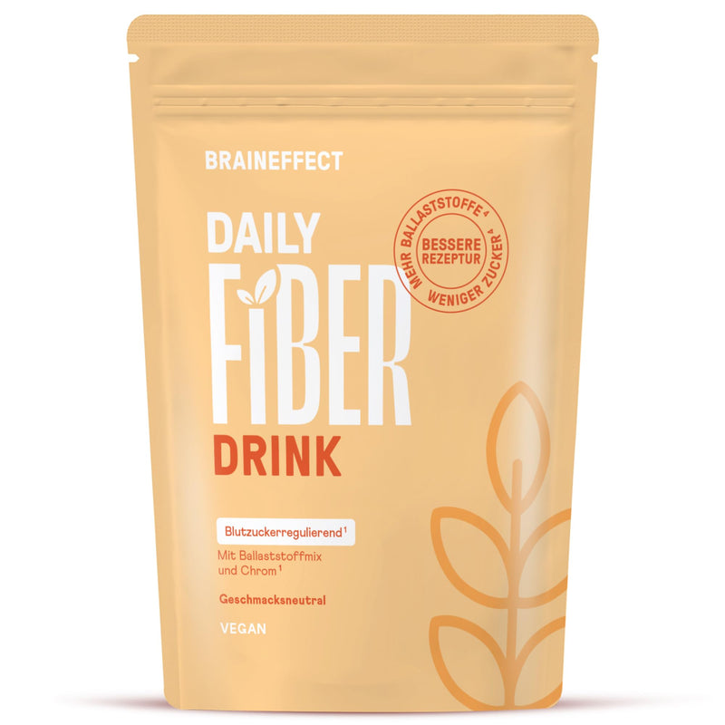 [Australia] - BRAINEFFECT DAILY FIBER - Sugar-free fiber powder with 9 fiber sources for digestion and appetite - Inavea™ mix with psyllium husks, vitamins & more - 330g (30 servings) 