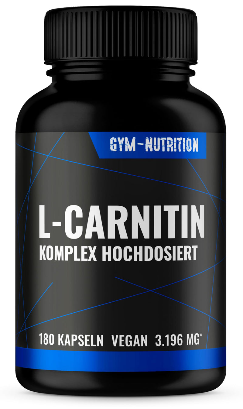 [Australia] - L - CARNITIN Triple Complex 3196mg 180 capsules ultra high dosage - L-carnitine tartrate, acetyl-L-carnitine black pepper - quality - vegan - new formula 
