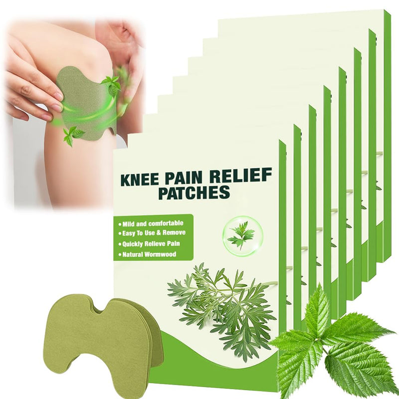 [Australia] - FENGQ Pain Relief Patch, 80 Pieces Pain Relief Patches, Knee Pain Relief Patch Wormwood Knee Patch, Pain Relief Heat Patch for Knees, Back, Neck and Sore Muscles 
