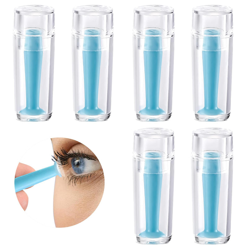 [Australia] - Pack of 6 contact lens insertion aids, contact lens suckers, contact lens removers, contact lens suckers, contact lens suckers, hard lenses, for soft and hard lenses (blue) 