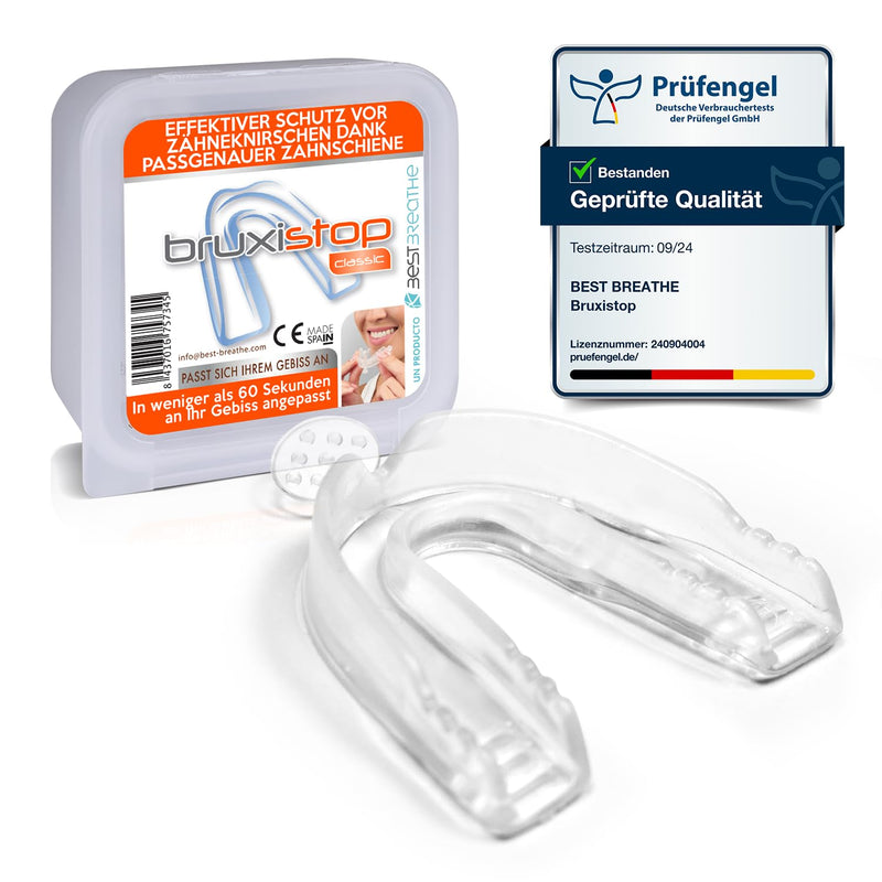 [Australia] - Snoring splint against bruxism Bruxistop - malleable and comfortable dental splint - grinding splint for the night to relieve teeth grinding and jaw pain 