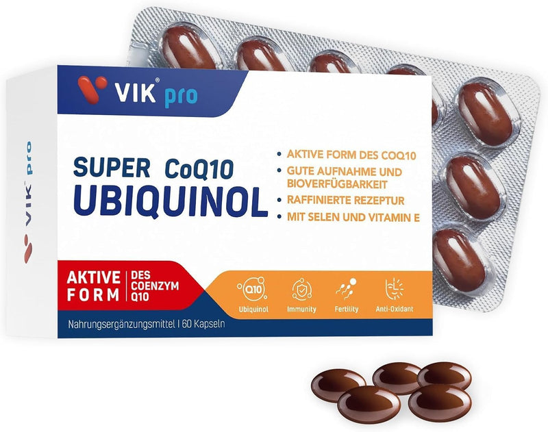 [Australia] - Coenzyme Q10 100 mg 60 capsules Q10 from natural yeast fermentation Capsules CoQ10 laboratory tested with certificate for 2 months (60 capsules) 60 pieces (pack of 1) 