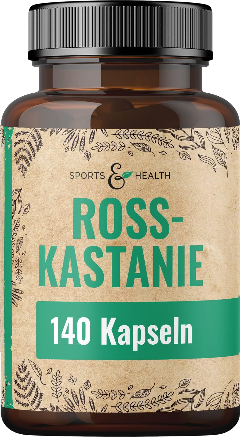 [Australia] - Horse chestnut capsules - 800mg pure extract with grape leaves and acerola vitamin C - horse chestnut extract capsules high dosage - made from horse chestnut 