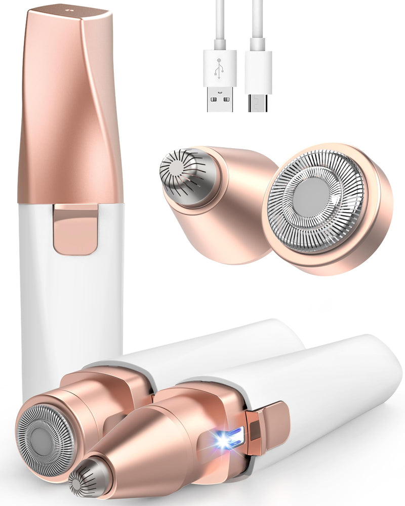 [Australia] - Rechargeable eyebrow razor facial hair remover for women: precision eyebrow trimmer and facial razor for women, iFanzeTech painless women's razor face, for cheeks, chin 