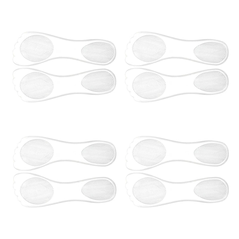 [Australia] - CHSEROK 3/4 Heel Pads, 4 Pairs Silicone Insoles Shoes Reusable Self-Adhesive Clear Invisible Shoe Insoles, Heel Pads Shoes for High Heels 