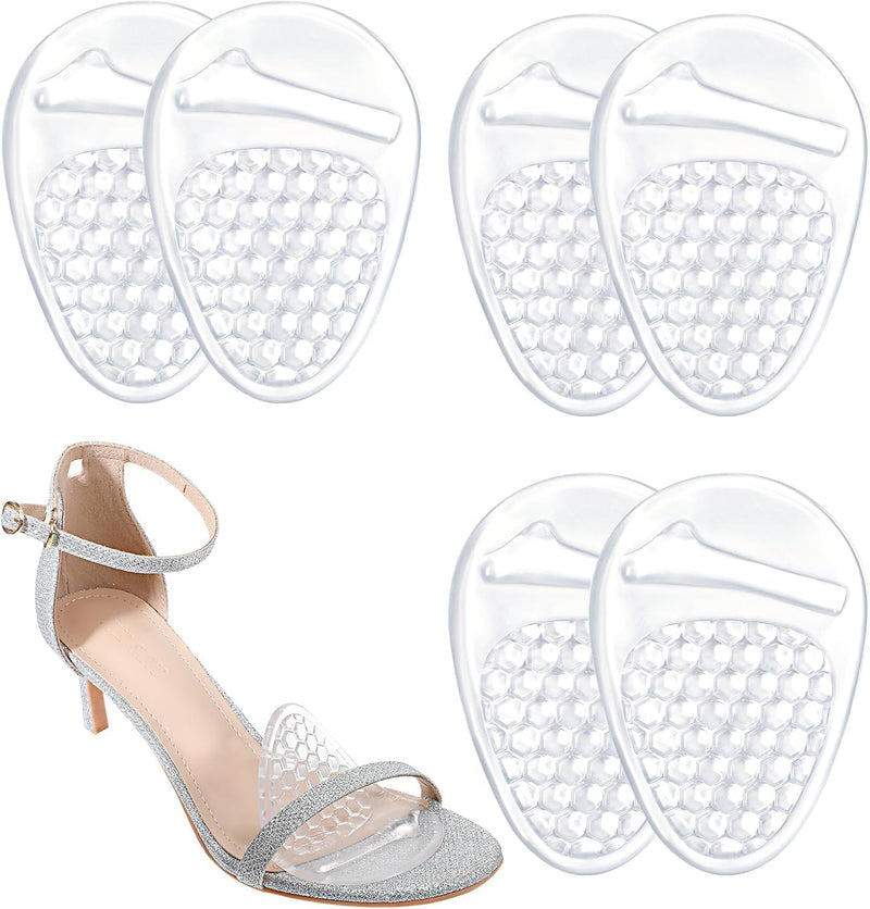 [Australia] - Bunion Pads, 3 Pairs of Forefoot Pads, Bunion Pads Forefoot, Reusable Metatarsal Pads for Women - Prevents Calluses and Reduces Pain 