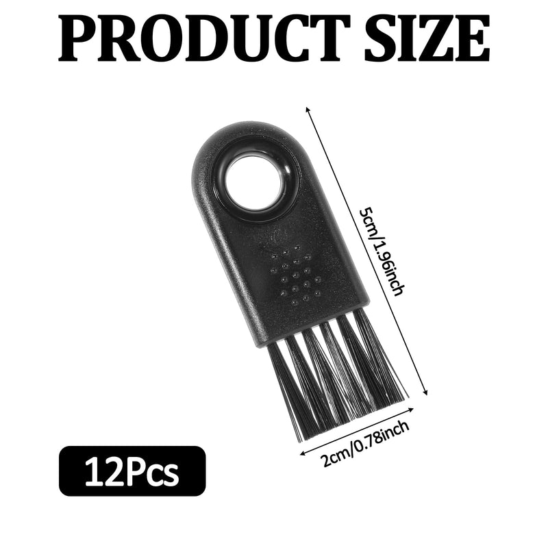[Australia] - AOZUO Pack of 12 razor cleaning brushes, nylon shaving brush, razor cleaning brush for cleaning the beard on electric shaving heads, hair clippers 