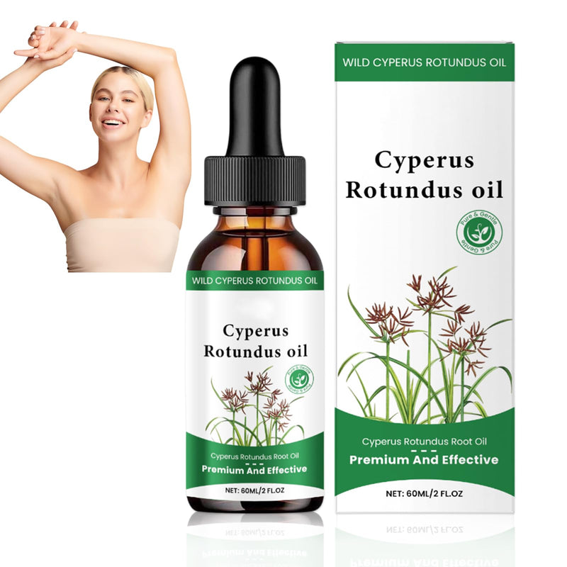 [Australia] - 1 Pcs Cyperus Rotundus Oil Cyperus Oil Cyperus Rotundus Cyperus Rotundus Oil Cyperus Oil for Hair Removal Cyprus Oil Reduces Hair Growth on the Body Suitable for All Skin Types 60 ml 