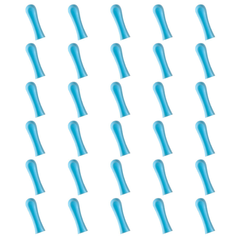 [Australia] - Pack of 30 Replacement Tips for Earwax Removal Replacement Tips Ear Camera Silicone Ear Cleaner Head Ear Spoon Accessories Silicone Ear Spoon Replacement Heads for Ear Wax Removal Otoscope Universal 1.2 × 0.35 cm 