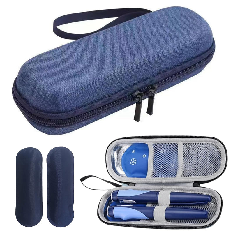 [Australia] - Insulin Cooler Bag, Insulin Pen Bag, Medicine Bag Travel, Insulin Cooler Bag Travel Bag, Insulin Pen Cooler Bag with 2 Ice Packs, Medication Cooler Box When Traveling 