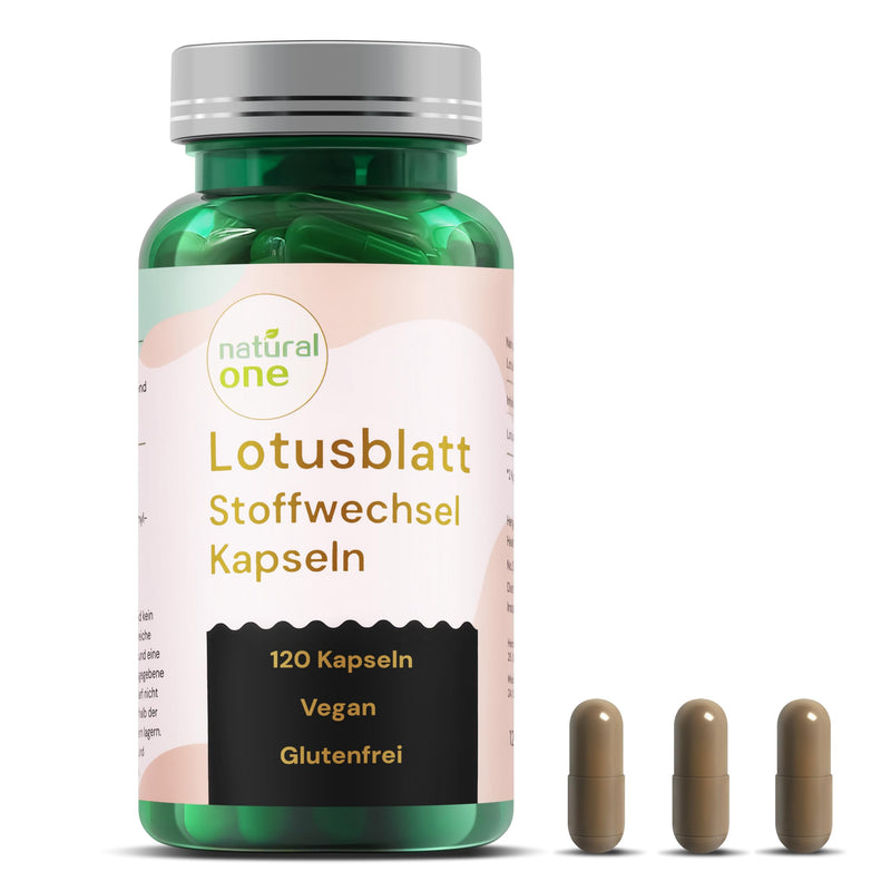 [Australia] - Natural ONE Menopause Lotus Leaf Capsules - 120 vegan capsules (600mg, 20:1 lotus leaf extract), hormone-free & additive-free, laboratory tested in Germany 