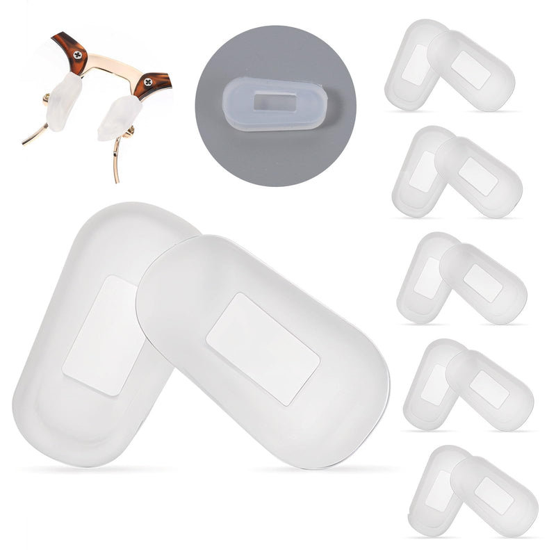 [Australia] - 5 pairs of glasses nose pads, nose pads for insertion, transparent silicone nose pads, non-slip glasses nose pads, glasses accessories, sunglasses, non-slip stoppers, glasses nose pad 