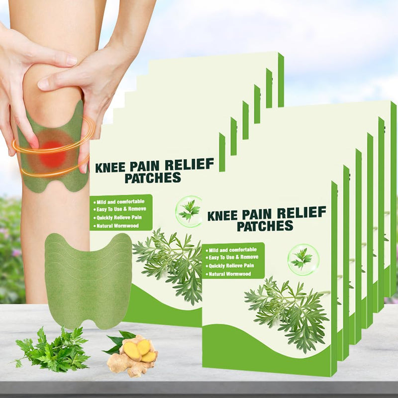 [Australia] - FENGQ Pain Relief Patch, 120 Pieces Pain Relief Plasters, Knee Pain Relief Patches Wormwood Knee Patches, Heat Patches, Pain Relief for Knees, Neck, Back and Sore Muscles 