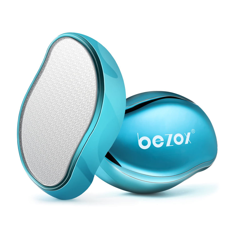 [Australia] - BEZOX 2in1 Nano Glass Callus Remover - Effective Nano Glass - Professional Pedicure - Premium Callus File Blue 