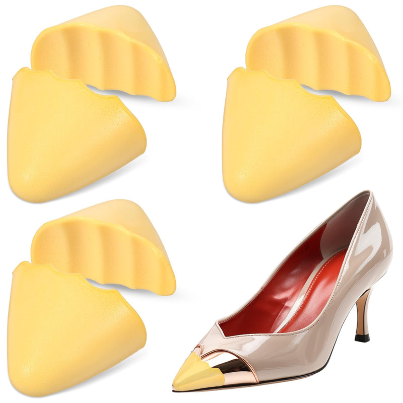 [Australia] - YUXIANLB Shoe Filler for Oversized Shoes Soft Foam Adjustable Toe Inserts Unisex Shoe Size Reducer Forefoot Support Shoe Pads for High Heels Pain Relief for Women Beige 