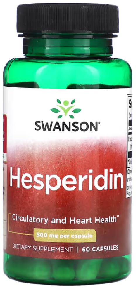 [Australia] - Swanson - Hesperidin 500 mg | Circulation and Antioxidant Support - 60 Capsules 