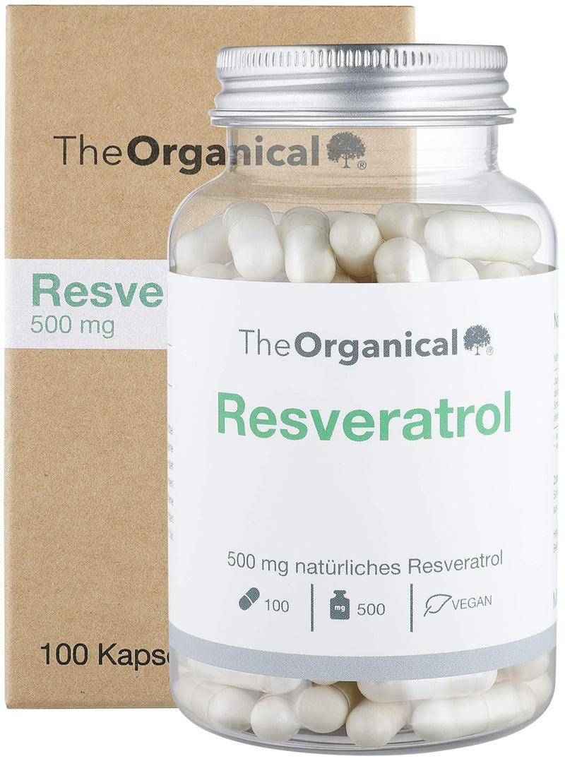 [Australia] - TheOrganical Trans Resveratrol Capsules | 100 capsules with 500 mg premium resveratrol | Made in Hamburg 