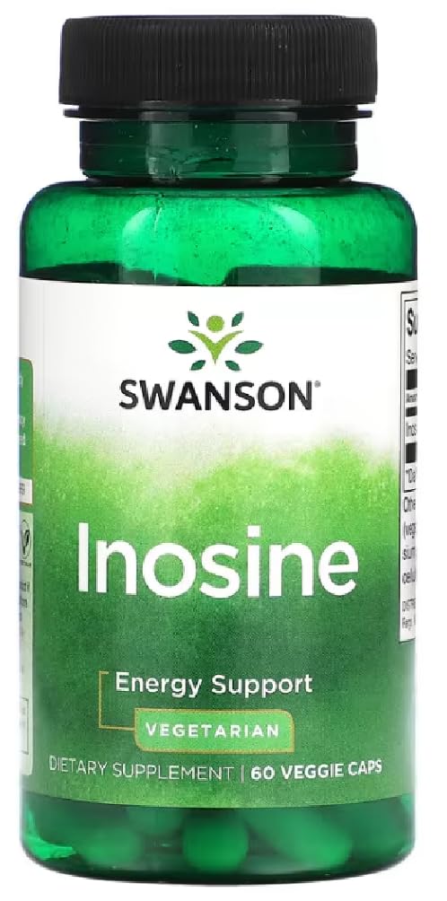 [Australia] - Swanson - Inosine | Energy and Metabolism Support - 60 Capsules 