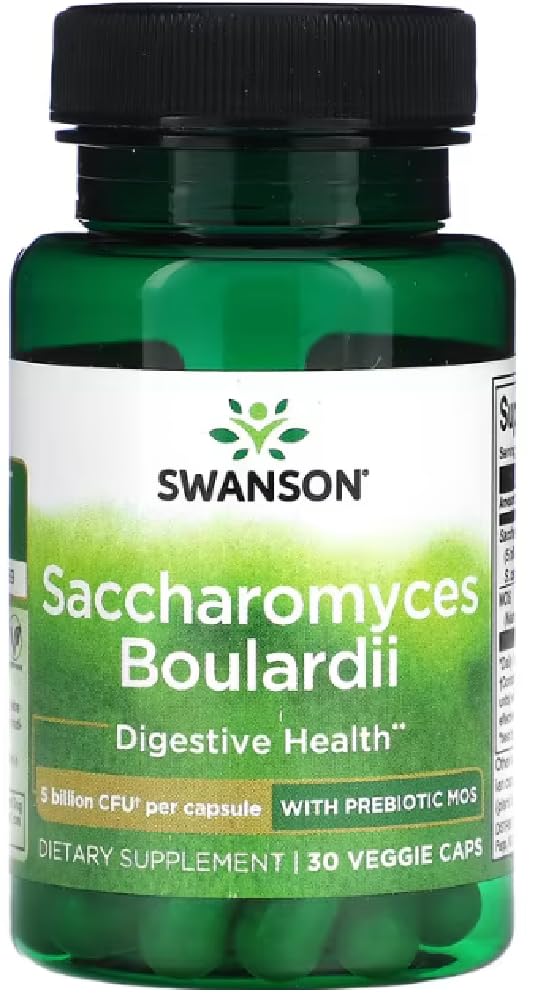[Australia] - Swanson - Saccharomyces Boulardii | Gut Health and Immune System Support - 30 Capsules 