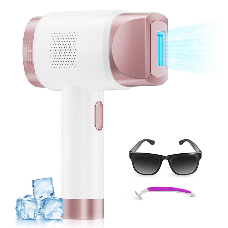 [Australia] - 21J Ice Cooling IPL Device Hair Removal, Laser Hair Removal with 3 Functions HR/SC/RA, 9 Energy Levels, IPL Laser Hair Remover for Women Men, Face Bikini Arm Leg 