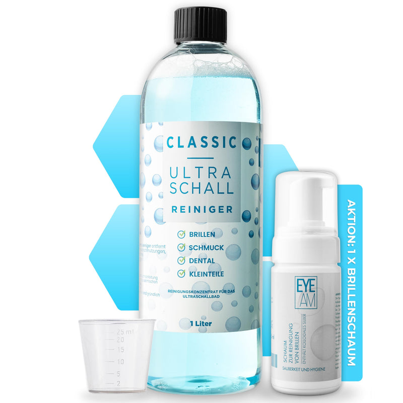 [Australia] - Ultrasonic cleaner concentrate for every ultrasonic device Hygienic & material-friendly cleaning for glasses, jewelry & dentures | Developed by the optician (Action 2025) Action 2025 