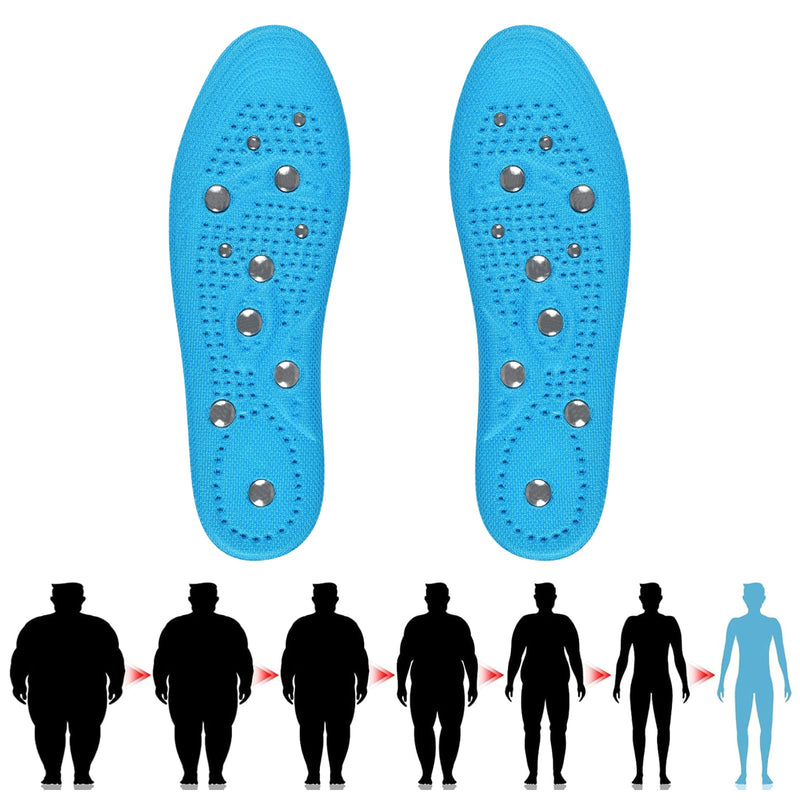 [Australia] - Magnetic insole for women and men (size 35-40/41-46) - magnetic shoe insoles for acupressure and massage - insoles with magnets (S) S 