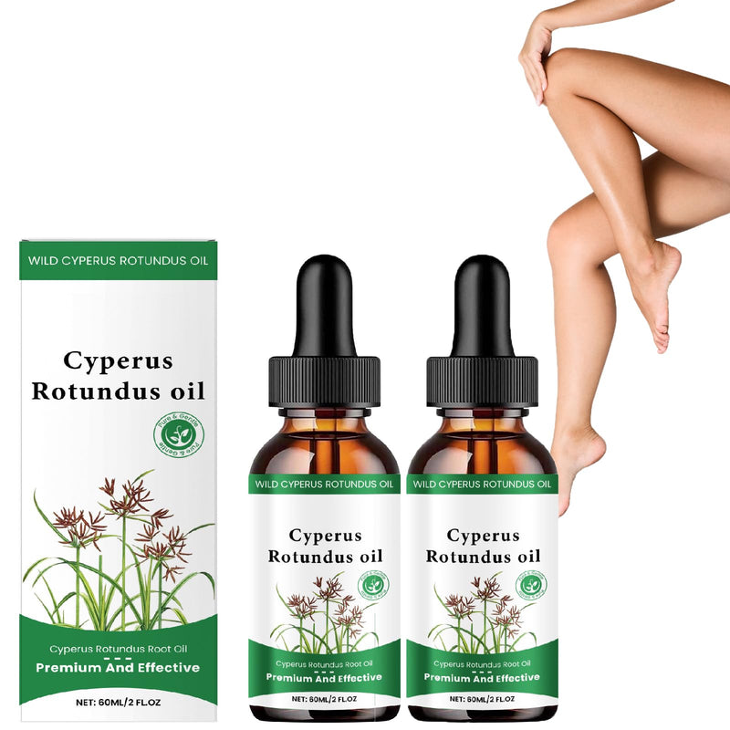 [Australia] - Cyperus Rotundus Oil, Cyperus Cyperus Hair Removal Oil, for Hair Removal, for Reducing and Inhibiting Body Hair Growth, for Smoothing the Skin, for Moisturizing and Soothing (Pack of 2) 
