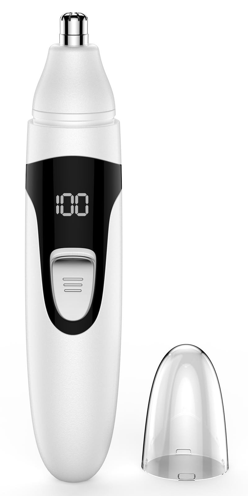 [Australia] - Nose Hair Trimmer Nose and Ear Hair Trimmer Eyebrow Lip Hair Painless Epilator Facial Hair Remover for Men and Women White 