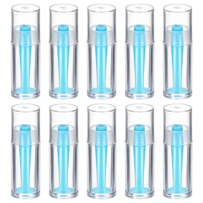 [Australia] - Tucnoeu 10pcs Contact Lens Insertion Aid Silicone Contact Lens Accessories Contact Lens Insertion Aid Contact Lens Sucker Soft Lenses Blue 