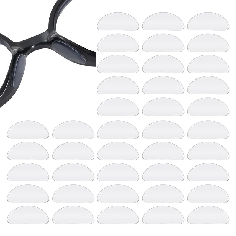 [Australia] - 20 pairs of silicone nose pads glasses, glasses nose pads accessories, glasses pads self-adhesive. Anti-slip glasses anti-slip, anti-slip glasses nose pads silicone, nose protection glasses nose pads glasses anti-slip white 