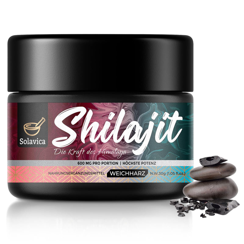[Australia] - Shilajit, Original Pure Shilajit Resin, the Original from the Himalayas, Highest Potency, Vegan, 600mg per Serving (Pack of 1) 