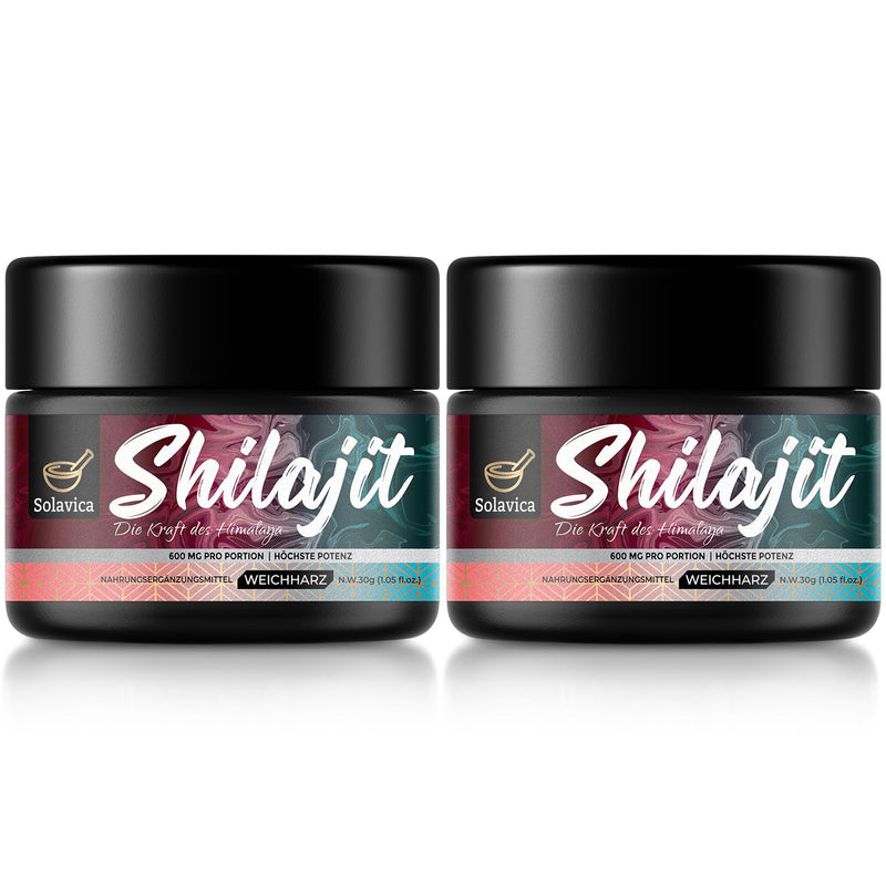 [Australia] - Shilajit, Original Pure Shilajit resin, the original from the Himalayas, highest potency, vegan, 600mg per serving (pack of 2) 1 piece (pack of 2) 