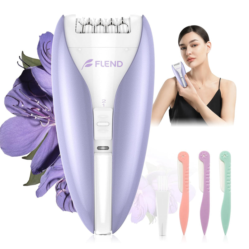 [Australia] - Women's Epilator, Quiet Facial Epilator, Women's Facial Epilator with 2 Speed Levels, Wireless Epilator Face & Body Hair Removal, Electric Epilator Hair Removal Device Face 