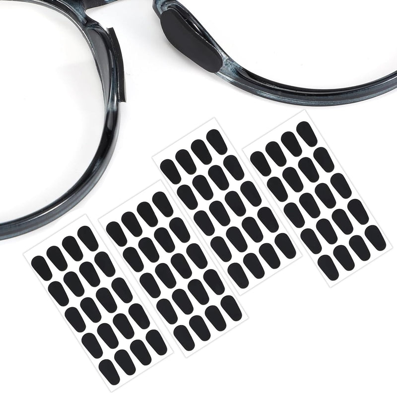 [Australia] - Silicone Nose Pads 40 Pairs of Nose Pads Glasses 1.0 mm Nose Pads Glasses Self-Adhesive Glasses Pads Nose Pads Non-Slip Self-Adhesive Nose Pads for Glasses and Sunglasses (Black) 