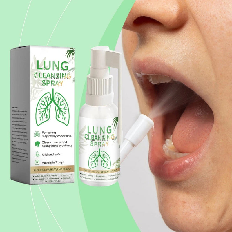 [Australia] - Herbal Lung Spray Herbal Lung 2 pieces 30ml Herbal Spray Herbal Spray Cleansing Lung Respiratory Toxic Herbal Lung Cleansing Spray Lung Cleansing Asthma Spray No Prescription 