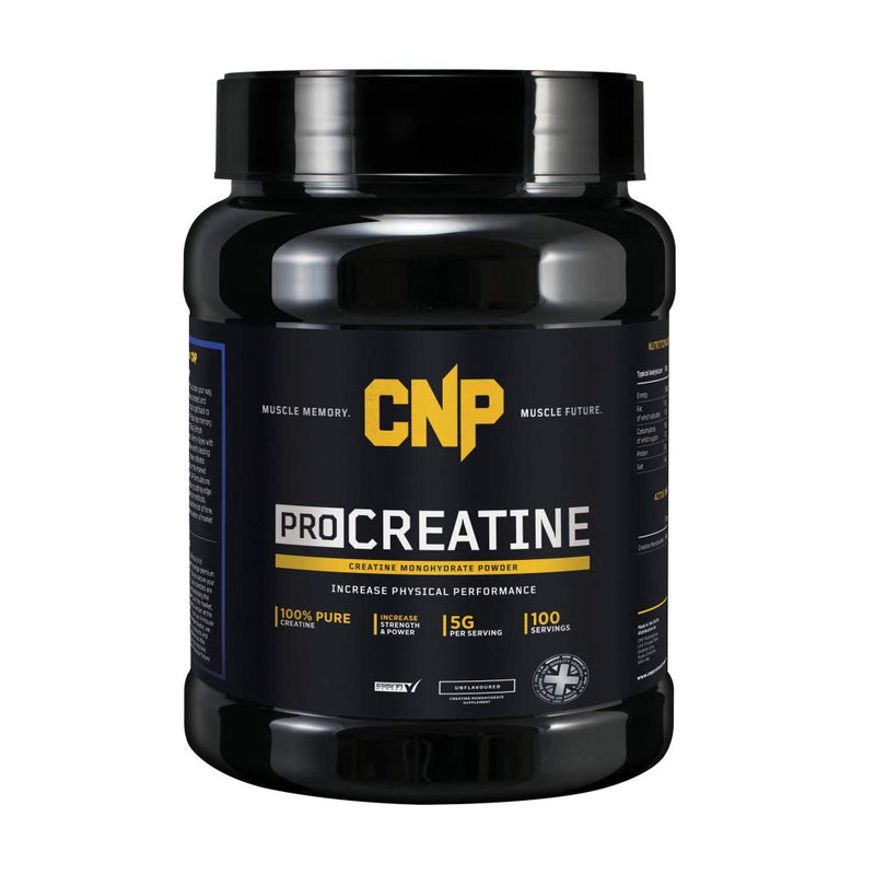 CNP Professional Creatine Range, 500g / 250g Creatine Monohydrate Powder, E2 Ethyl Ester 240 Capsules (500g Powder) Unflavoured 500g Powder