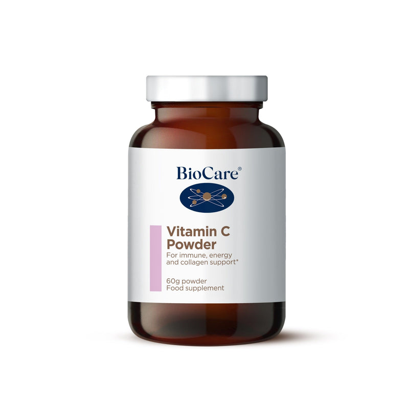 BioCare Vitamin C Powder - High Potency, Low Acid Magnesium Ascorbate for Immune, Energy, Skin and Collagen Support - 60g 60 g (Pack of 1)
