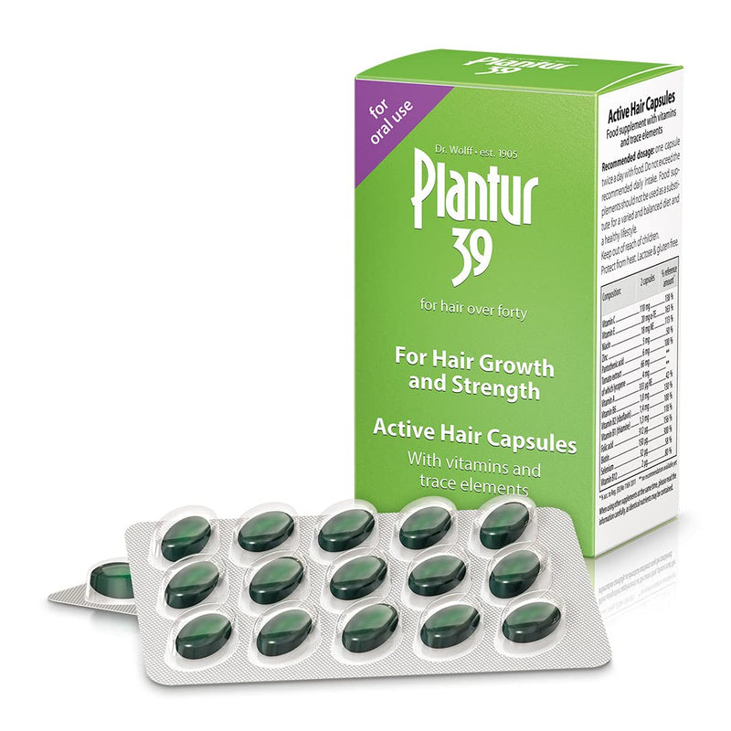 Plantur 39 Hair Active 60 Capsules 60 count (Pack of 1)