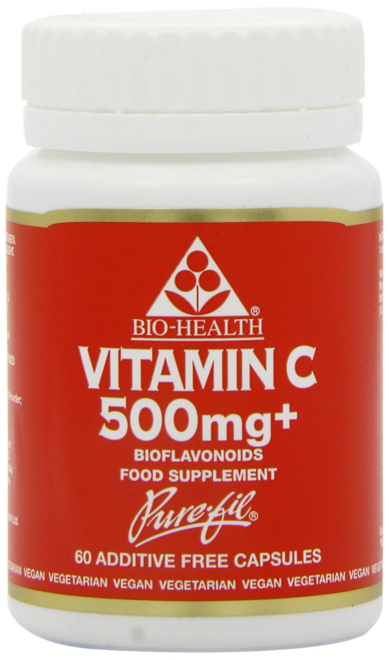 Bio Health 500 mg Bioflavonoid Vitamin C 60 Capsules