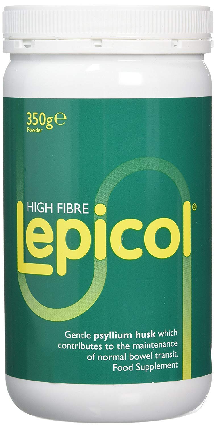 Lepicol Original 3in1 Formulation – Contains Psyllium Husk, Inulin and 5 Strains of Live Bacteria – 350g Powder Single 350 g (Pack of 1)