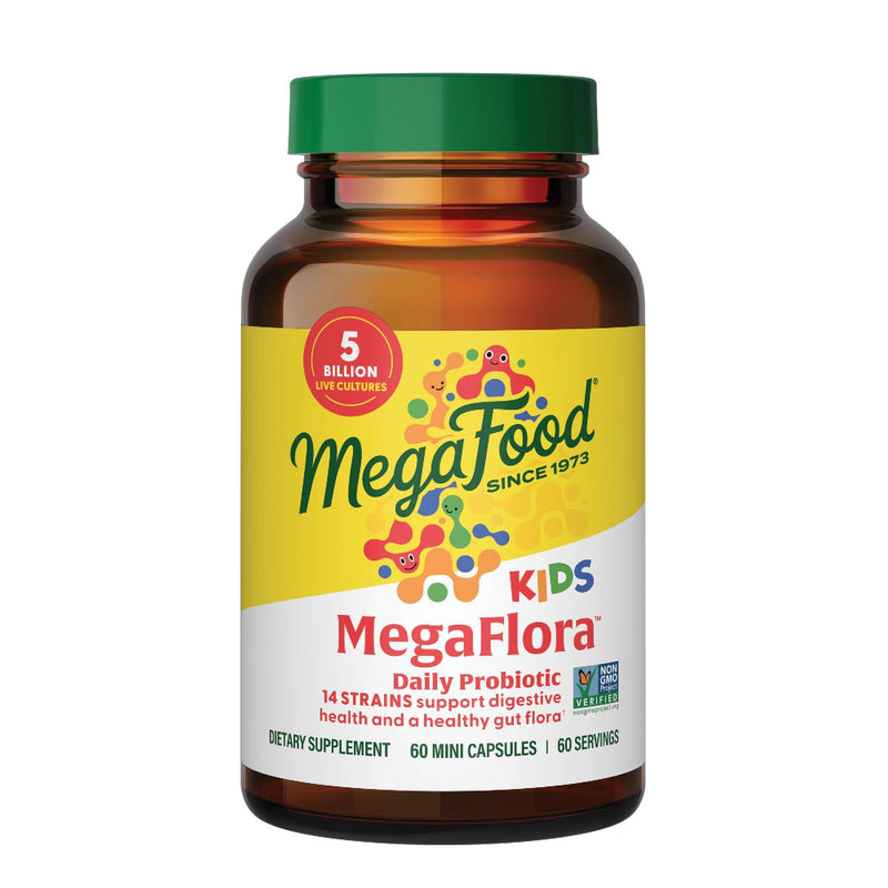 DailyFoods, Kids N' Us MegaFlora, 60 Capsules (Ice)